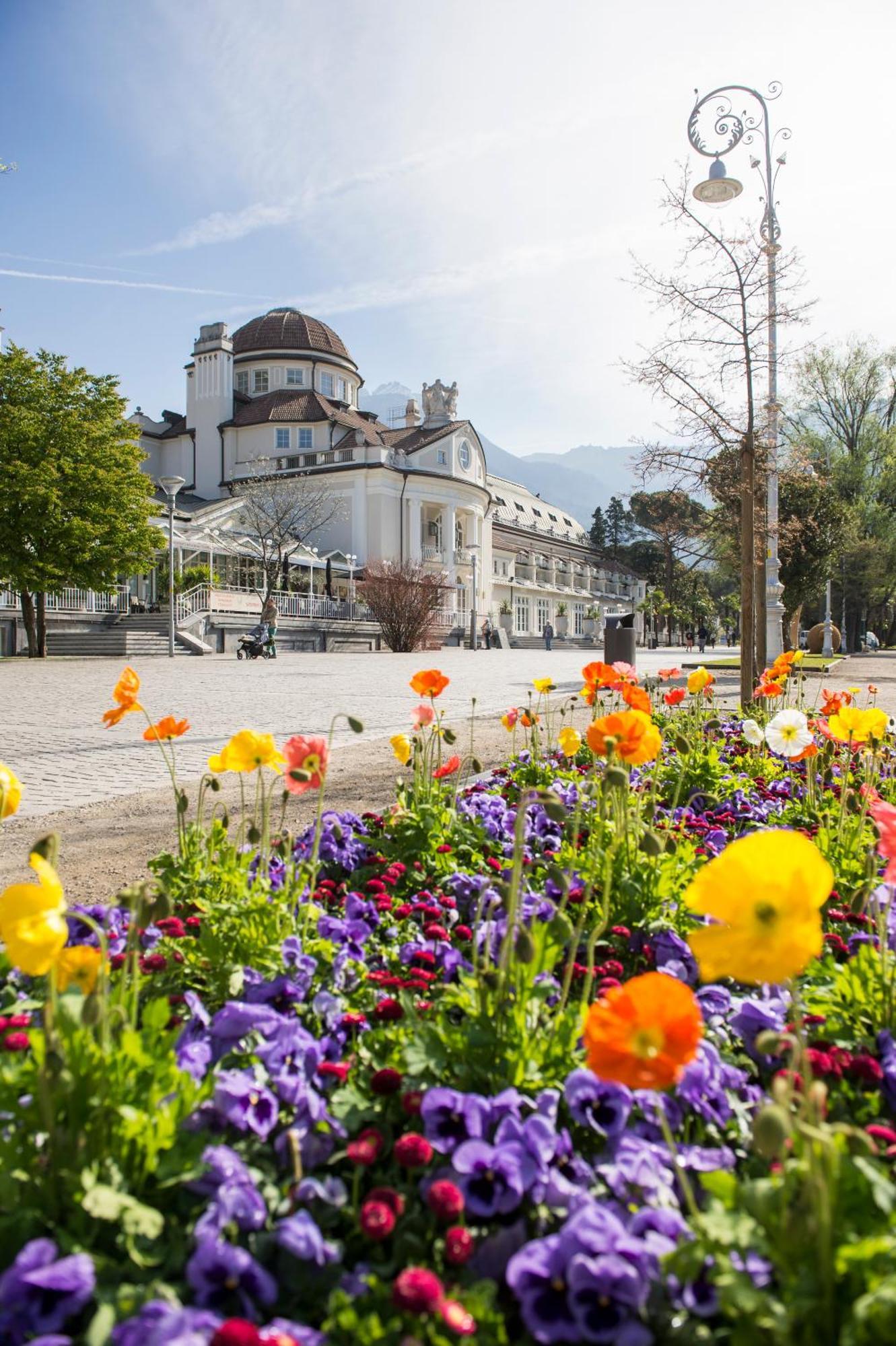 3-Zimmer-Appartement In Privatvilla, Meran Zentrum, Kostenloser Parkplatz Mit Gaestekarte Esterno foto